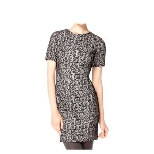 Wilfred Migonne Bodycon dress black and white lace size M